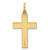 Image of 14K Yellow Gold Polished Cross Pendant REL74