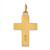 Image of 14K Yellow Gold Polished Cross Pendant REL75