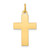 Image of 14K Yellow Gold Polished Cross Pendant REL75