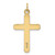 Image of 14K Yellow Gold Polished Cross Pendant REL77