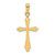 Image of 14K Yellow Gold Polished Cross Pendant XR1481