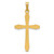 Image of 14K Yellow Gold Polished Cross Pendant XR1572