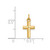 Image of 14K Yellow Gold Polished Cross Pendant XR1580