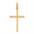 Image of 14K Yellow Gold Polished Cross Pendant XR1926