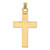 Image of 14K Yellow Gold Polished Cross Pendant XR541