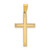Image of 14K Yellow Gold Polished Cross Pendant XR541