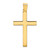 Image of 14K Yellow Gold Polished Cross Pendant XR566