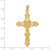 Image of 14K Yellow Gold Polished Cross Pendant XR706