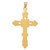 Image of 14K Yellow Gold Polished Cross Pendant XR706