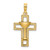 Image of 14K Yellow Gold Polished Cross w/ Communion Cup Pendant Image of 14K Yellow Gold Polished Cross w/ Communion Cup Pendant