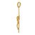 Image of 14K Yellow Gold Polished Crucifix Pendant C1984