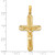 Image of 14K Yellow Gold Polished Crucifix Pendant C1984