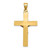 Image of 14K Yellow Gold Polished Crucifix Pendant C3677
