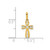 Image of 14K Yellow Gold Polished CZ Cross Pendant XR1968