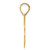 Image of 14K Yellow Gold Polished Etched Number 76 Pendant