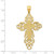 Image of 14K Yellow Gold Polished Fancy Cross Pendant K6174