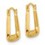 Image of 15.3mm 14K Yellow Gold Polished Hollow Fancy Hoop Earrings