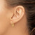 Image of 15.3mm 14K Yellow Gold Polished Hollow Fancy Hoop Earrings