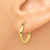 Image of 15mm 14K Yellow Gold Polished Hoop Earrings TA231