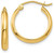 Image of 18mm 14K Yellow Gold Polished Hoop Earrings TA232