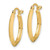 Image of 19.5mm 14K Yellow Gold Polished Hoop Earrings TF1629