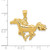 Image of 14K Yellow Gold Polished Horse Pendant