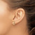 Image of 14K Yellow Gold Polished Lab Grown Diamond Hinged Hoop Earrings Image of 14K Yellow Gold Polished Lab Grown Diamond Hinged Hoop Earrings