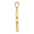 Image of 14K Yellow Gold Polished Large Celtic Trinity Knot Pendant
