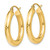Image of 26mm 14K Yellow Gold Polished Lightweight Hoop Earrings LE1281