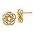 Image of 15mm 14K Yellow Gold Polished Love Knot Stud Post Earrings T564