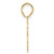 Image of 14K Yellow Gold Polished Number 13 Pendant