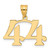 Image of 14K Yellow Gold Polished Number 44 Pendant