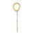 Image of 14K Yellow Gold Polished Number 50 Pendant
