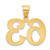 Image of 14K Yellow Gold Polished Number 63 Pendant