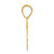 Image of 14K Yellow Gold Polished Number 75 Pendant