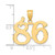 Image of 14K Yellow Gold Polished Number 86 Pendant