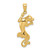 Image of 14K Yellow Gold Polished Panther Pendant