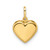 Image of 14K Yellow Gold Polished Puffed Heart Charm