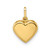 Image of 14K Yellow Gold Polished Puffed Heart Charm