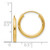 Image of 14mm 14K Yellow Gold Polished Round Endless 2mm Hoop Earrings H978 Image of 14mm 14K Yellow Gold Polished Round Endless 2mm Hoop Earrings H978