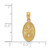 Image of 14K Yellow Gold Polished Small Cross Medal Pendant