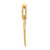 Image of 14K Yellow Gold Polished Three Wise Men North Star Chain Slide Pendant