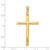 Image of 14K Yellow Gold Polished Tube Cross Pendant K6182
