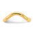 Image of 14K Yellow Gold Polished Wave Design Toe Ring