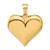 Image of 14K Yellow Gold Puffed Heart Pendant C2914