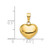 Image of 14K Yellow Gold Puffed Heart Pendant XCH355