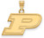 Image of 14K Yellow Gold Purdue Small Pendant by LogoArt (4Y002PU)