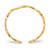 Image of 14K Yellow Gold Repeating Swirl Open Adjustable Toe Ring