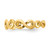 Image of 14K Yellow Gold Repeating Swirl Open Adjustable Toe Ring