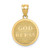 Image of 14K Yellow Gold Reversible Cross & God Bless Pendant